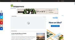 Desktop Screenshot of deviajepormurcia.com